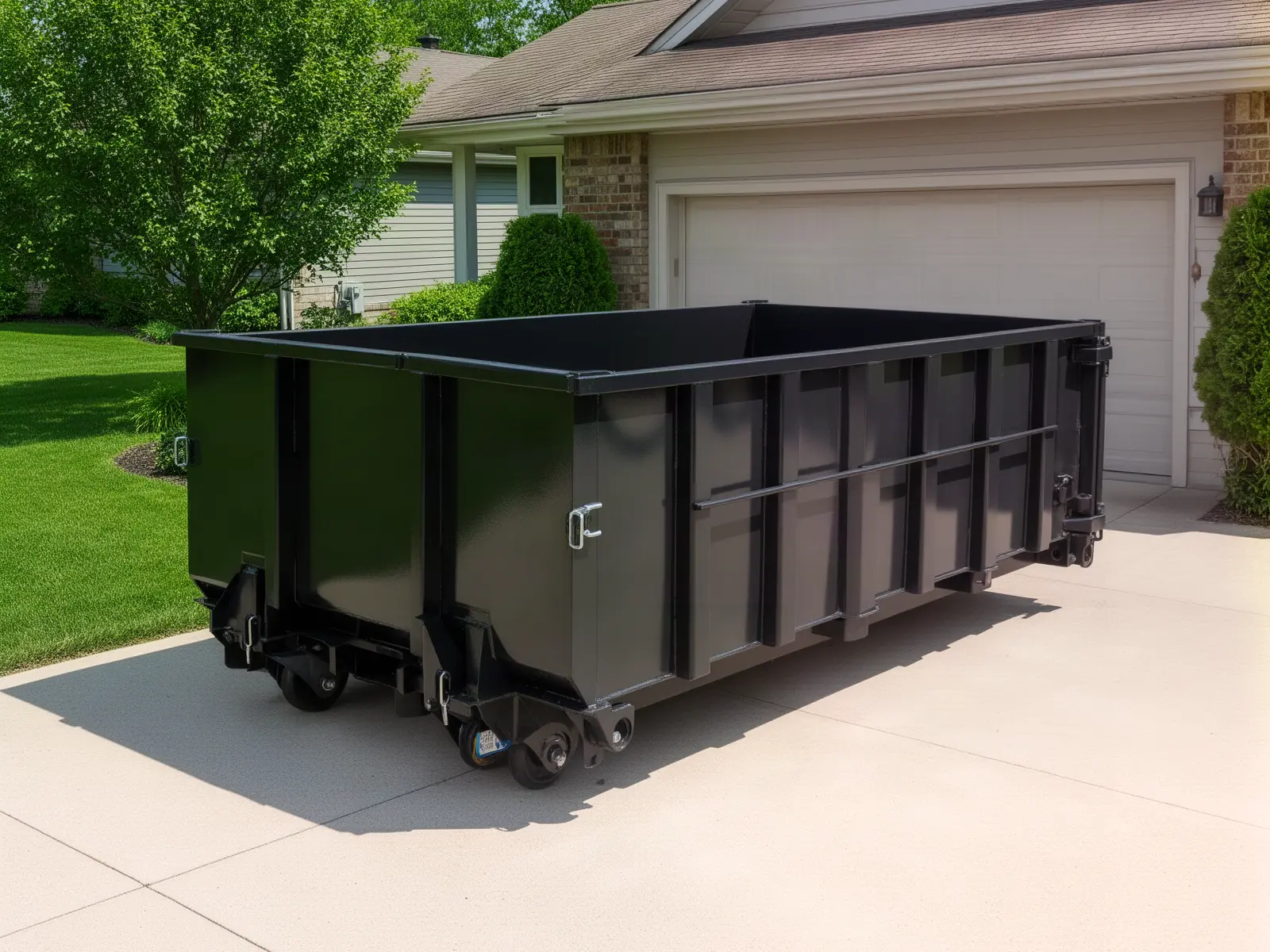 Roll-off dumpster from Razo Brothers Dumpster Rentals in Corpus Christi, TX